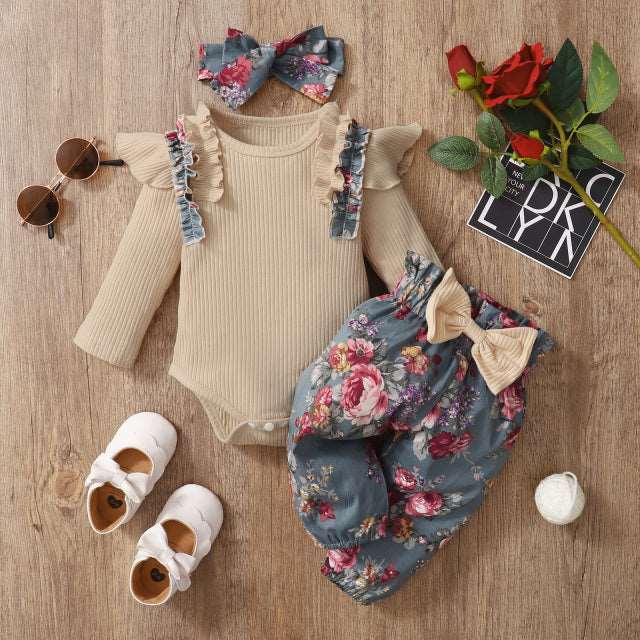 3 Months Baby Girl Clothes Toddler Girl Outfits 6M - The Well Being The Well Being green / 24M Ludovick-TMB 3 Months Baby Girl Clothes Toddler Girl Outfits 6M