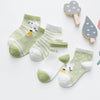 5Pairs/lot 0-2Y Infant Baby Socks Baby Socks for Girls Cotton Mesh Cute Newborn Boy Toddler Socks - TheWellBeing4All