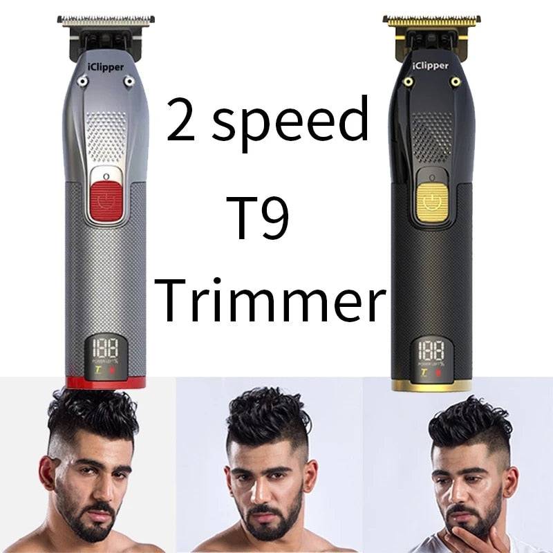 Hair Clipper Professional Electric hair trimmer Barber Shaver Trimmer Beard 0mm Men Hair Cutting Machine - TheWellBeing4All