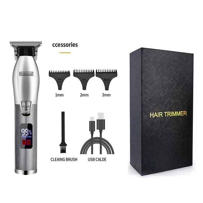 Hair Clipper Professional Electric hair trimmer Barber Shaver Trimmer Beard 0mm Men Hair Cutting Machine - TheWellBeing4All