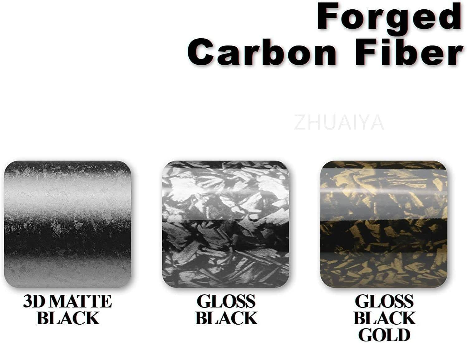 Car Color Change Film Forged Gloss Carbon Fiber Black Gold Vinyl Wrap Sticker Free Bubble Free Air Release DIY Decal Car Auto - TheWellBeing4All