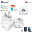 Smart Plug 16A with Power Monitor Wireless App Voice Remote Control Socket Outlet EU Work with Alexa Google Home - TheWellBeing4All