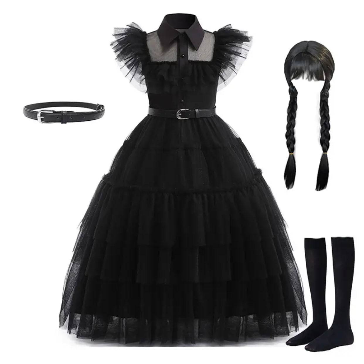 Wednesday Addams Cosplay Carnival Easter Halloween Party Costumes - TheWellBeing4All