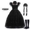 Wednesday Addams Cosplay Carnival Easter Halloween Party Costumes - TheWellBeing4All