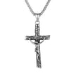 Vintage Cross Pendant 60cm Stainless Steel Chain Necklace - TheWellBeing4All