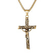 Vintage Cross Pendant 60cm Stainless Steel Chain Necklace - TheWellBeing4All