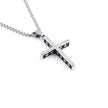 Vintage Cross Pendant 60cm Stainless Steel Chain Necklace - TheWellBeing4All