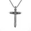 Vintage Cross Pendant 60cm Stainless Steel Chain Necklace - TheWellBeing4All