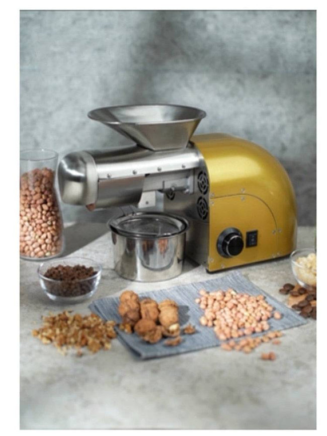 Stainless Steel Oil Press Olives Press Machine Commercial Home Oil Making Machine - TheWellBeing4All