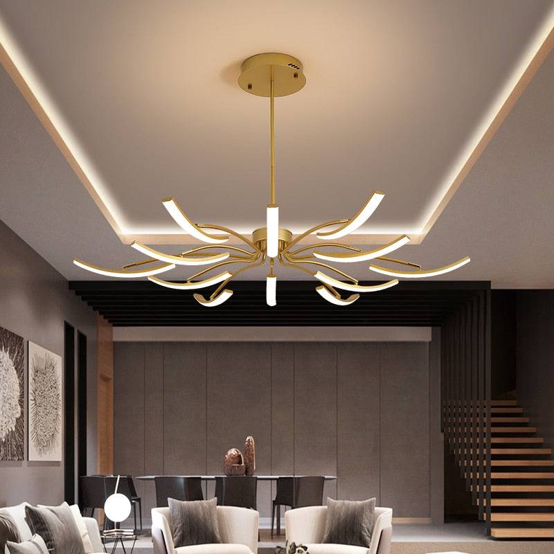 Finished Modern Led Ceiling Lights  Adjustable Led Ceiling Lamp - TheWellBeing4All