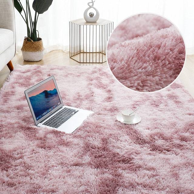 TheWellBeing ™ Plush Velvet Carpet for Living & Bed Rooms - Soft, Fluffy Floor Mat