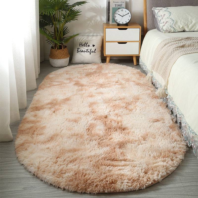 TheWellBeing™Large Plush Oval Carpet - Cozy Home Decor for Living and Bedroom - TheWellBeing4All