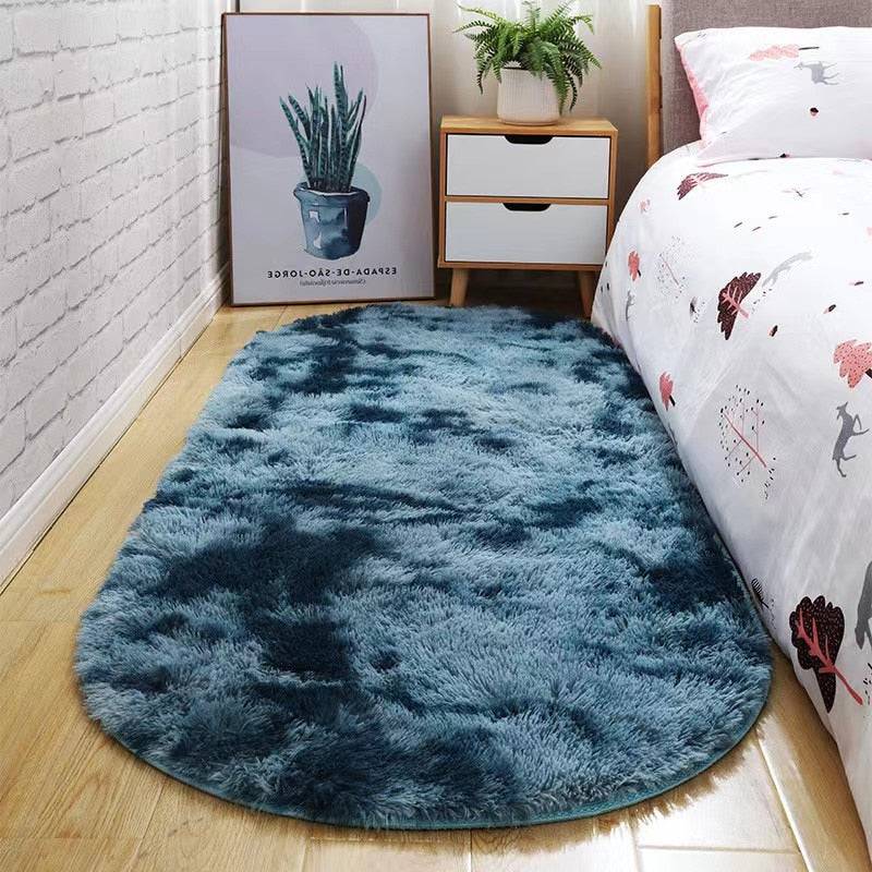 TheWellBeing™Large Plush Oval Carpet - Cozy Home Decor for Living and Bedroom - TheWellBeing4All