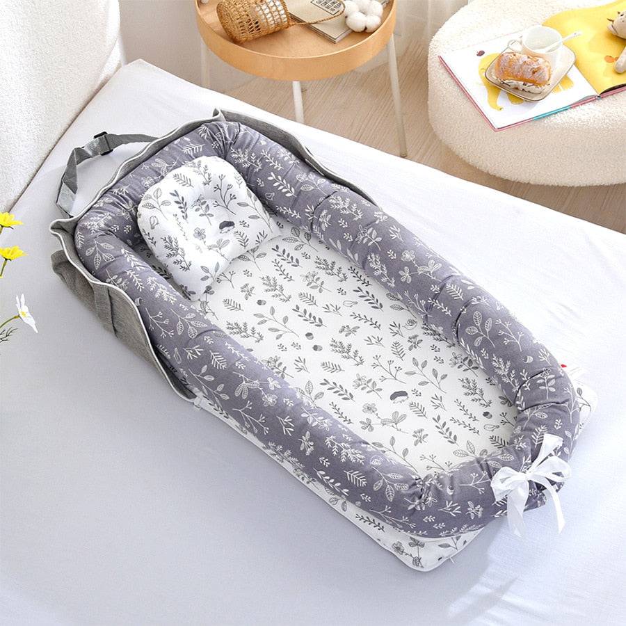 Travel Portable Baby Nest Playpen Bed Cradle Newborn Crib Fence  Bed for Kids  Baby Bassinet - TheWellBeing4All