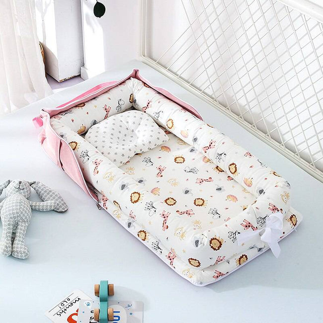 Travel Portable Baby Nest Playpen Bed Cradle Newborn Crib Fence  Bed for Kids  Baby Bassinet - TheWellBeing4All