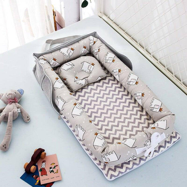 Travel Portable Baby Nest Playpen Bed Cradle Newborn Crib Fence  Bed for Kids  Baby Bassinet - TheWellBeing4All