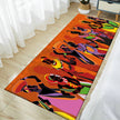 Tradition African Woman Pattern Area Rugs Soft Flannel Home Decor Kitchen Mat - TheWellBeing4All