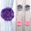 European Peony Flower Curtain Tieback Strap Curtain Holder Peony Flower Curtain Clip-on Tie Backs Curtain - TheWellBeing4All