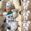 Newborn Baby Boys Cotton Autumn Long Sleeve Romper+Hat Jumpsuit Clothes Long Pants Warm Outfits - TheWellBeing4All