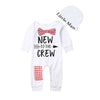 Newborn Baby Boys Cotton Autumn Long Sleeve Romper+Hat Jumpsuit Clothes Long Pants Warm Outfits - TheWellBeing4All