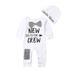 Newborn Baby Boys Cotton Autumn Long Sleeve Romper+Hat Jumpsuit Clothes Long Pants Warm Outfits - TheWellBeing4All