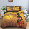 3D African Woman Theme Bedding Set - TheWellBeing4All