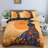 3D African Woman Theme Bedding Set - TheWellBeing4All