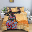 3D African Woman Theme Bedding Set - TheWellBeing4All