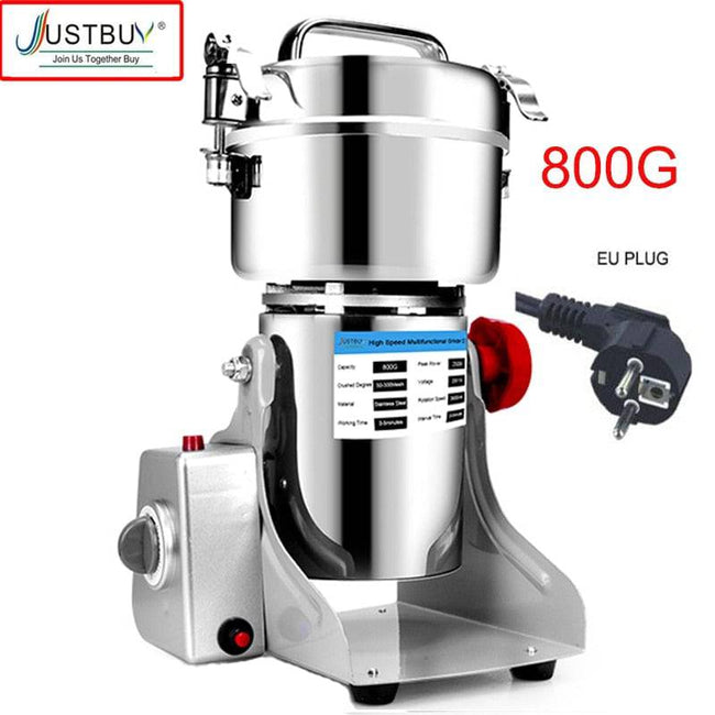 Parts Free Big Capacity 800G 3000W Herb Grinder Coffee Machine Grain Spices Mill Medicine Wheat Mixer Dry Food Grinder - TheWellBeing4All