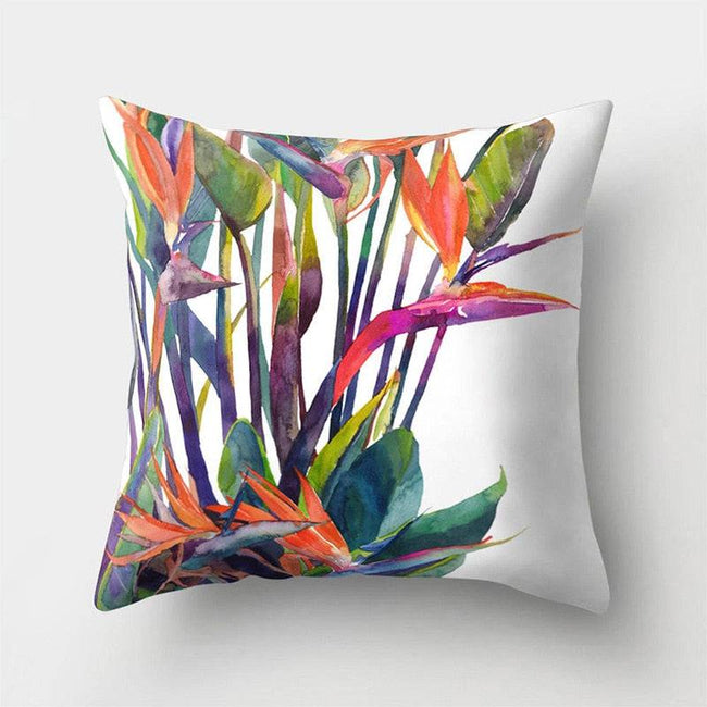 Tropical Leaf Cactus Monstera Cushion Cover 45*45cm Polyester Throw Pillows Sofa - TheWellBeing4All