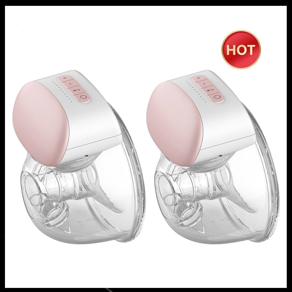 Wearable Breast Pump Hands Free Electric Portable Wearable Breast Pumps BPA-free Breastfeeding Milk Collector - TheWellBeing4All