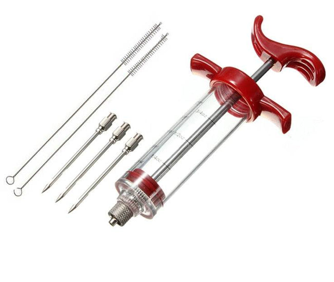 BBQ Meat Flavor Injector Kithen Sauce Marinade Syringe - TheWellBeing4All