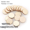 Diameter 1-10CM Natural Unfinished Round Wood Slices Circles Discs for DIY Craft kids Christmas Painting Toys Ornament Decor - TheWellBeing4All