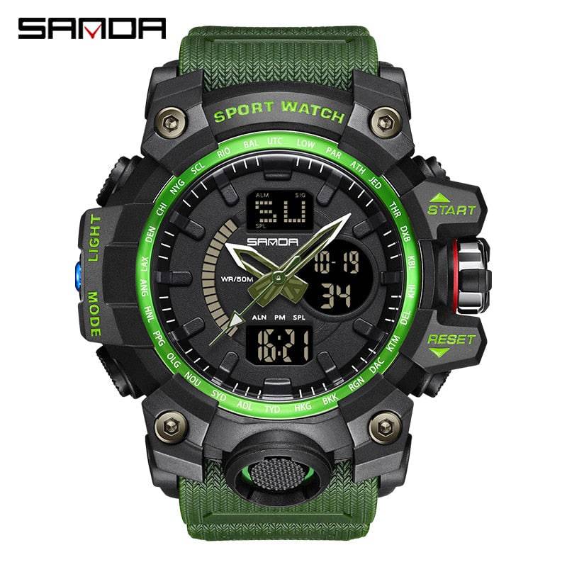 G Style New Men's Watches 50M Waterproof Shock Sports Military Quartz Watch - TheWellBeing4All