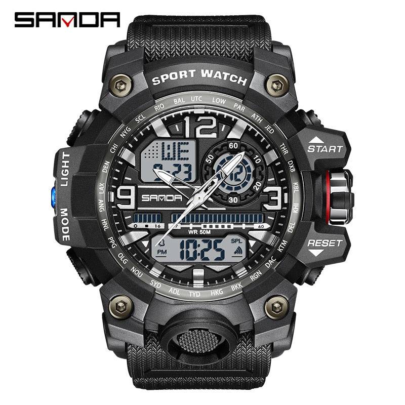 G Style New Men's Watches 50M Waterproof Shock Sports Military Quartz Watch - TheWellBeing4All