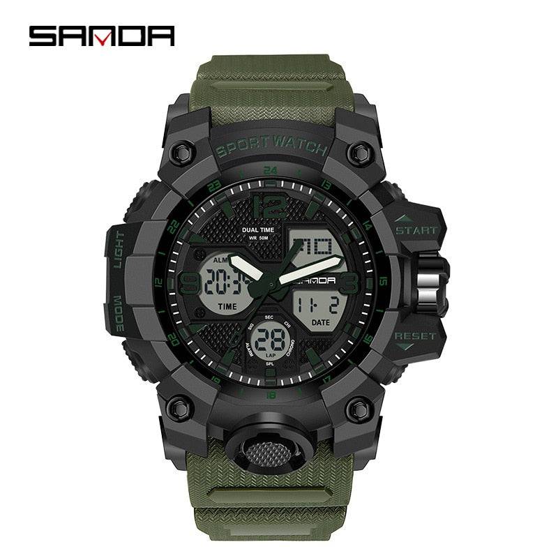 G Style New Men's Watches 50M Waterproof Shock Sports Military Quartz Watch - TheWellBeing4All