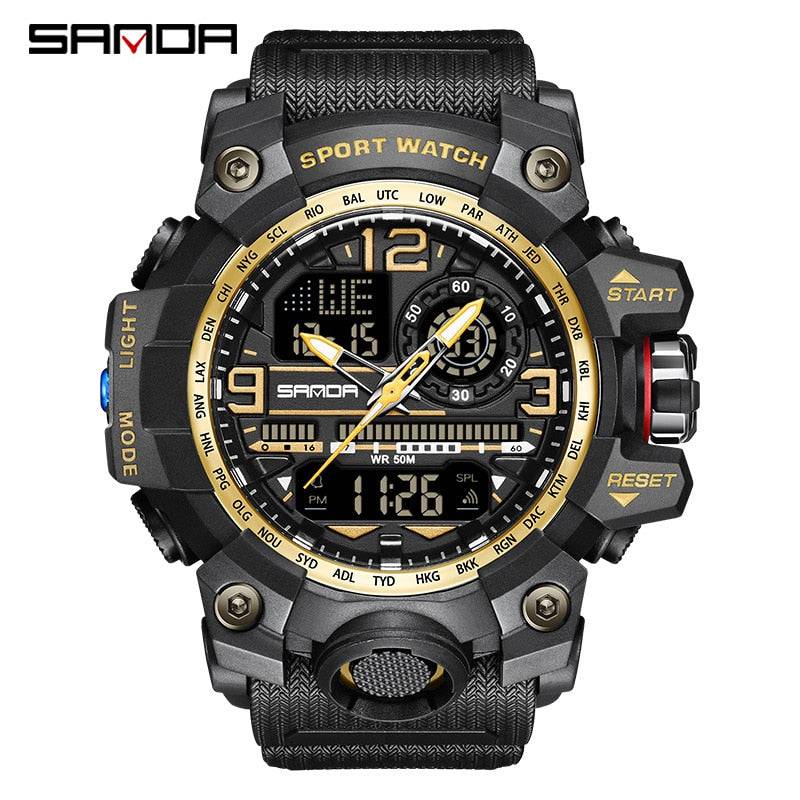 G Style New Men's Watches 50M Waterproof Shock Sports Military Quartz Watch - TheWellBeing4All