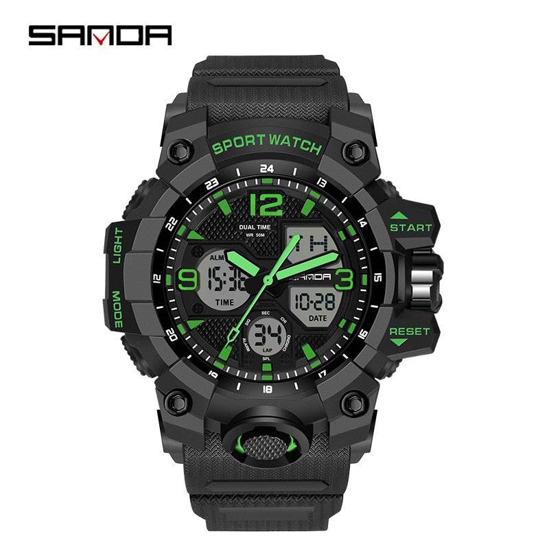 G Style New Men's Watches 50M Waterproof Shock Sports Military Quartz Watch - TheWellBeing4All