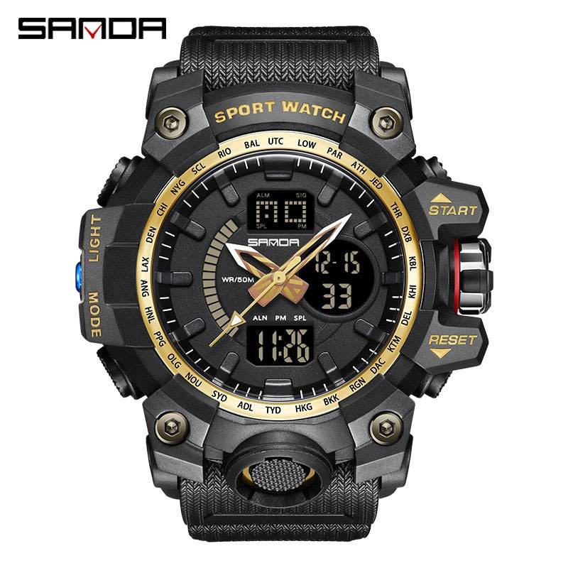 G Style New Men's Watches 50M Waterproof Shock Sports Military Quartz Watch - TheWellBeing4All