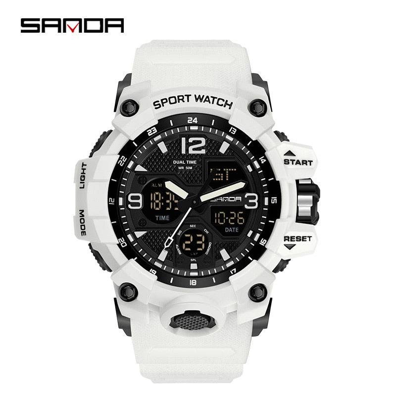 G Style New Men's Watches 50M Waterproof Shock Sports Military Quartz Watch for Male Digital Wristwatch Clock 3133 - TheWellBeing4All