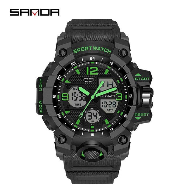 G Style New Men's Watches 50M Waterproof Shock Sports Military Quartz Watch for Male Digital Wristwatch Clock 3133 - TheWellBeing4All