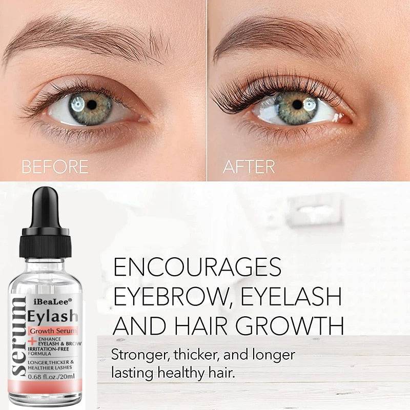 Fast Eyelash Growth Serum Eyebrow Enhancer Products Longer Fuller Thicker Lashes Eyelashes Enhancer - TheWellBeing4All