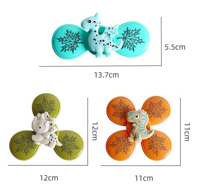 Baby Infant Insect Gyro Educational Toys Rotating Rattle Sets Bath Suction Cups Spinning - TheWellBeing4All