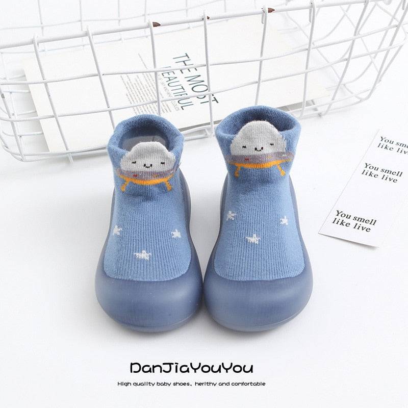 Children Sock Shoes Non-slip Floor Socks Boy Girl Soft Rubber Sole Shoes - TheWellBeing4All