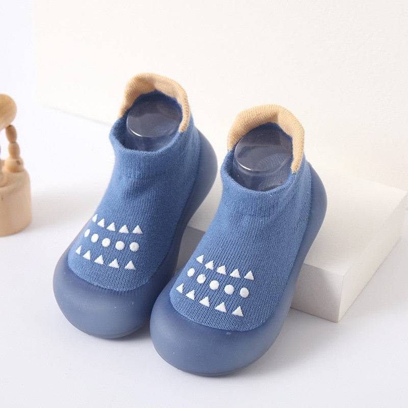 Children Sock Shoes Non-slip Floor Socks Boy Girl Soft Rubber Sole Shoes - TheWellBeing4All