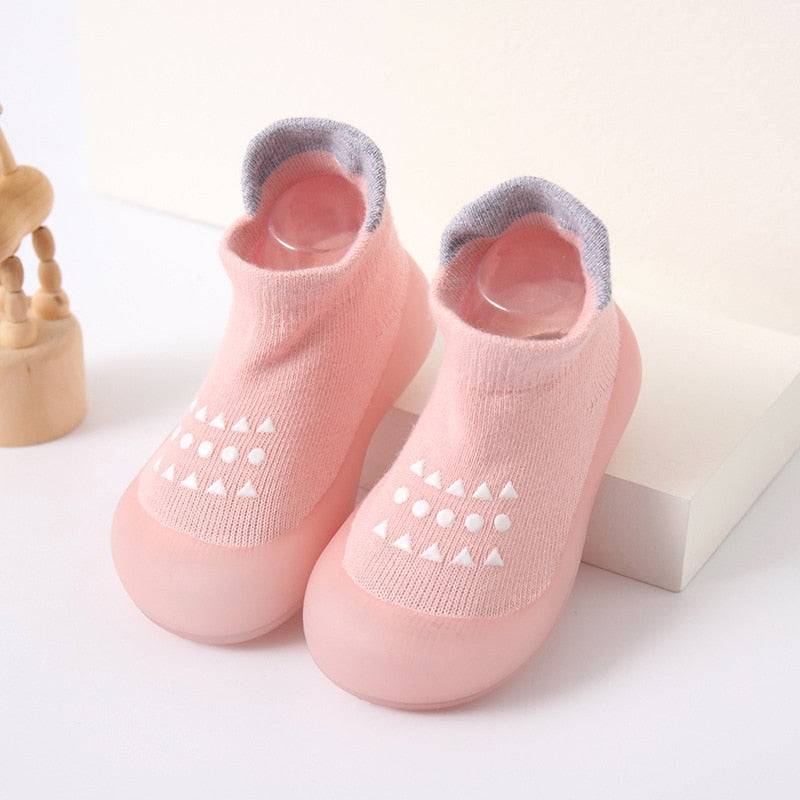 Children Sock Shoes Non-slip Floor Socks Boy Girl Soft Rubber Sole Shoes - TheWellBeing4All