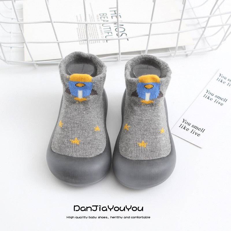 Children Sock Shoes Non-slip Floor Socks Boy Girl Soft Rubber Sole Shoes - TheWellBeing4All