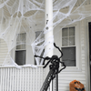 Halloween Decorations Artificial Spider Web Stretchy Cobweb Scary Party - TheWellBeing4All