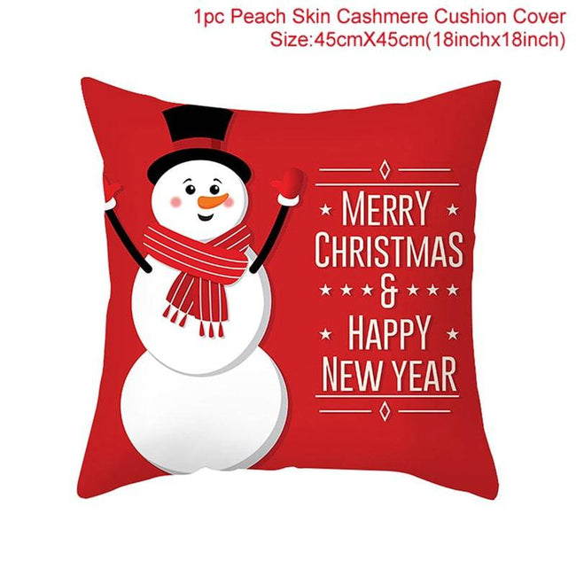 Christmas Cushion Cover Merry Christmas Decorations - TheWellBeing4All