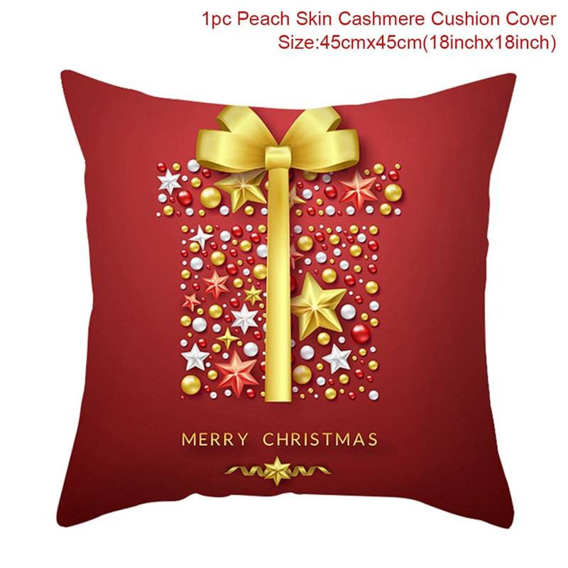 Christmas Cushion Cover Merry Christmas Decorations - TheWellBeing4All